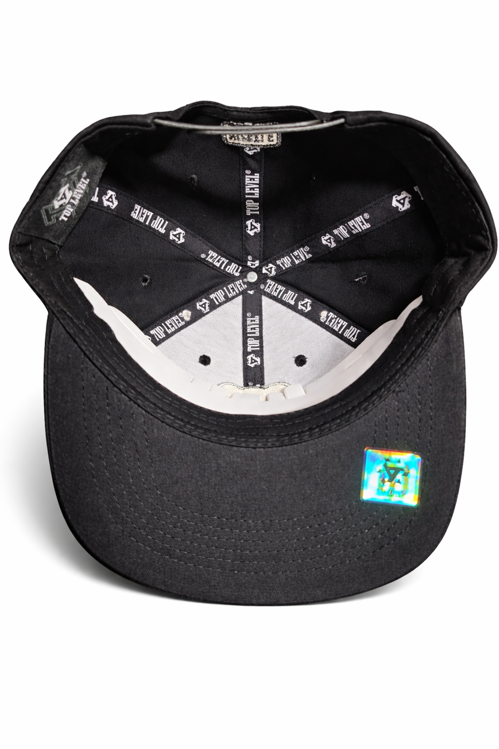 Top Level Hustle Teddy Snapback – Black