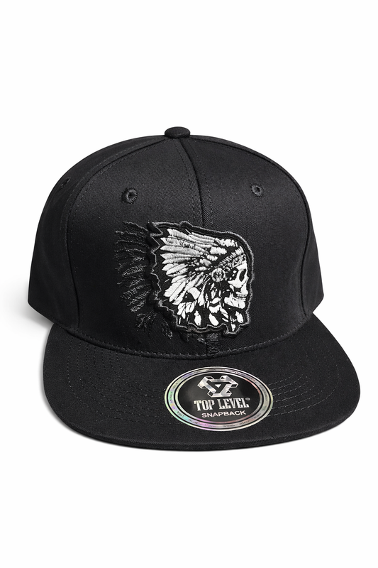 Bold Skull Chief Snapback – Edgy Style Meets Premium Craft.