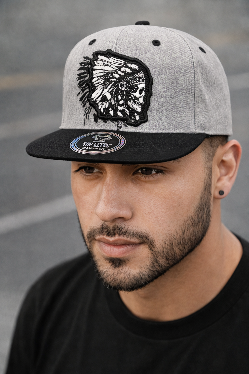 Top Level Skull Chief Snapback – Bold Streetwear Hat with Skull Design