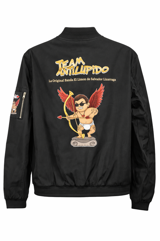 Chamarra Bomber Team Anticupido – La Original Banda El Limón