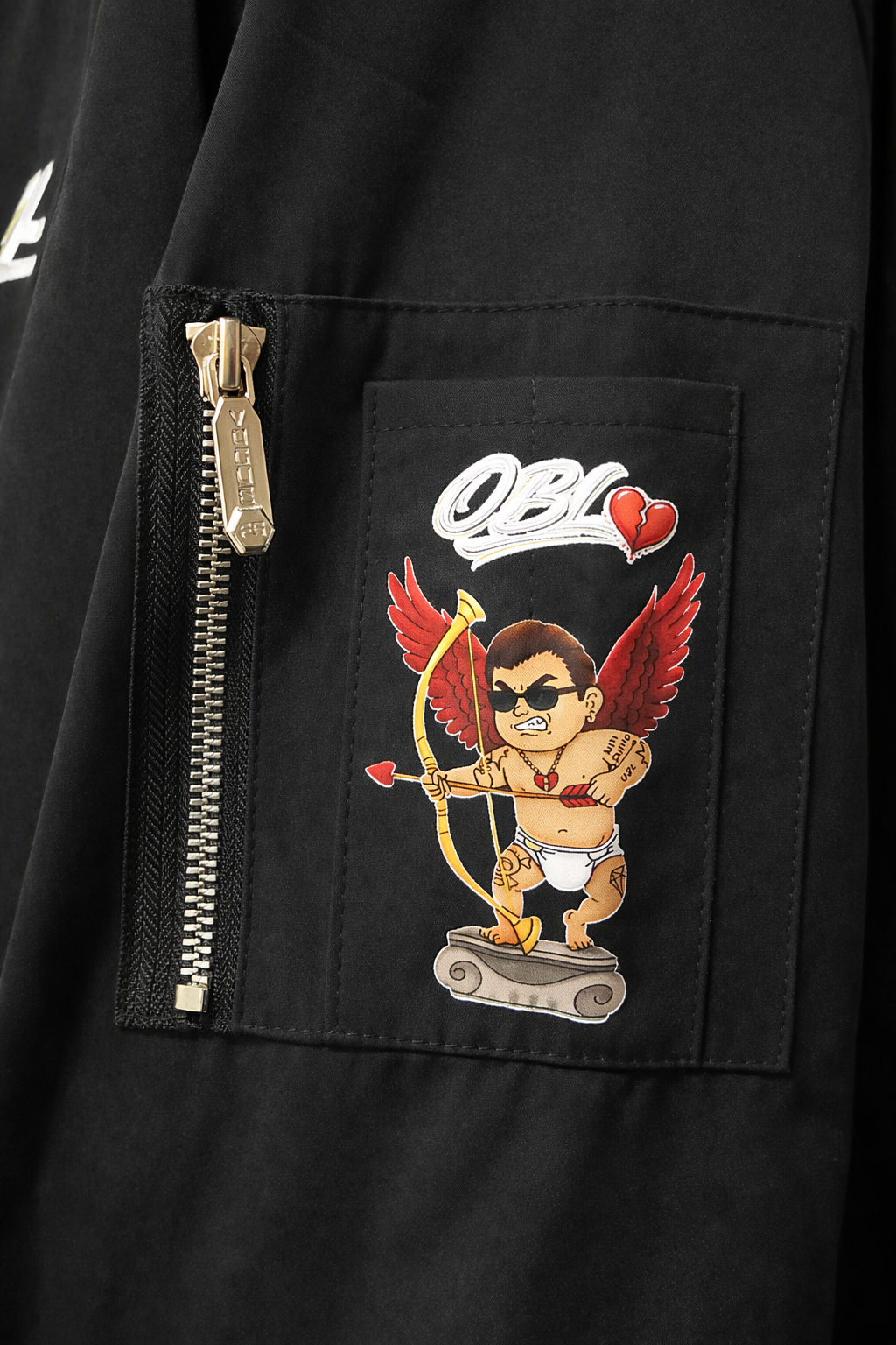 Chamarra Bomber Team Anticupido – La Original Banda El Limón