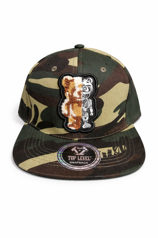 Camo Teddy Contrast Snapback